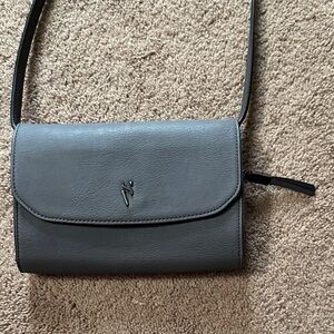 Simply Vera Vera Wang Charcoal Crossbody Bag